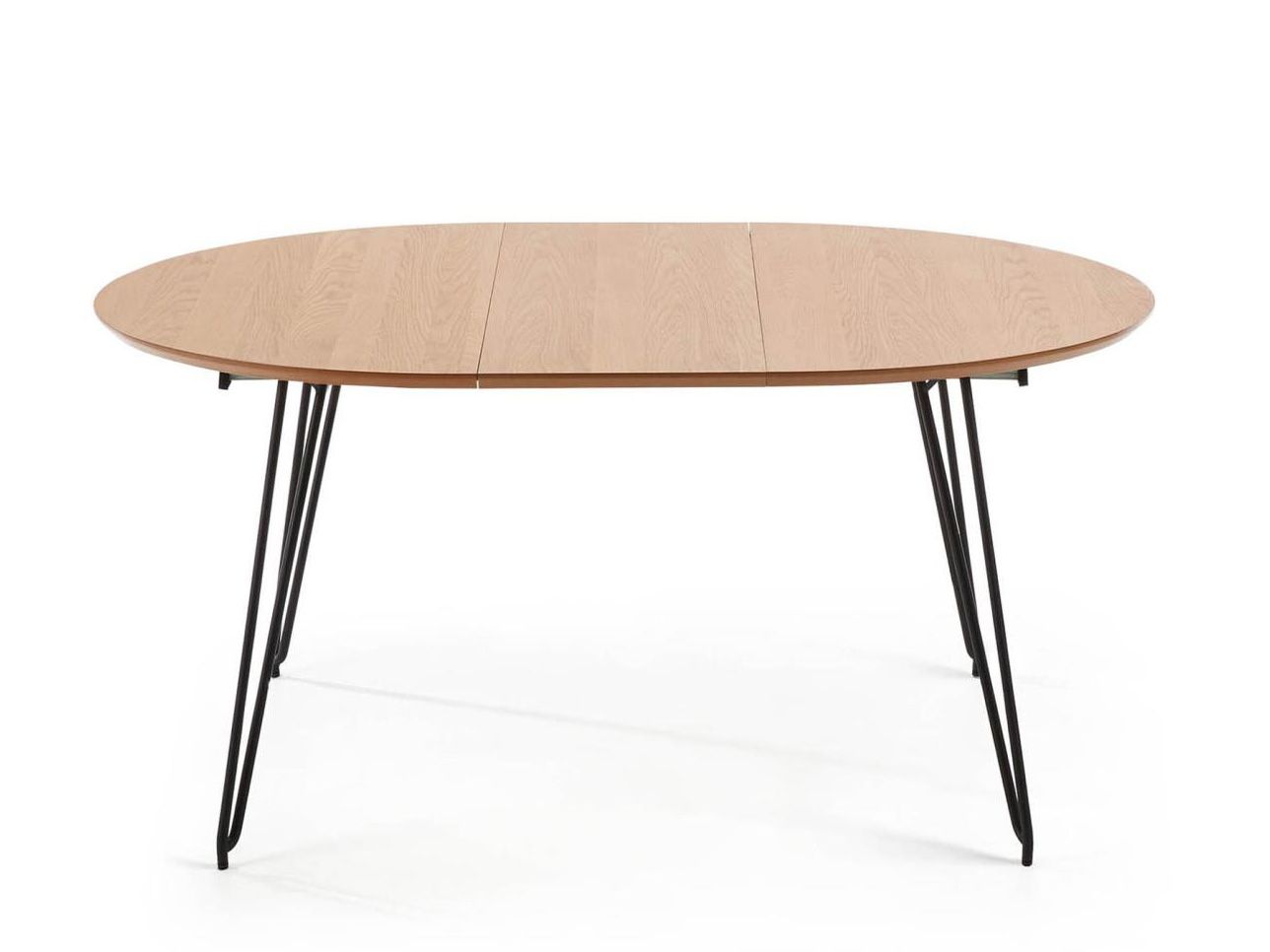 Uitschuifbare eetkamertafel NOVAC - Eikenfineer