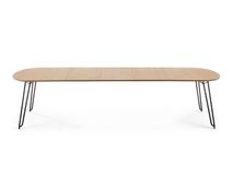 Uitschuifbare eetkamertafel NOVAC - Eikenfineer KAV CC1074M46