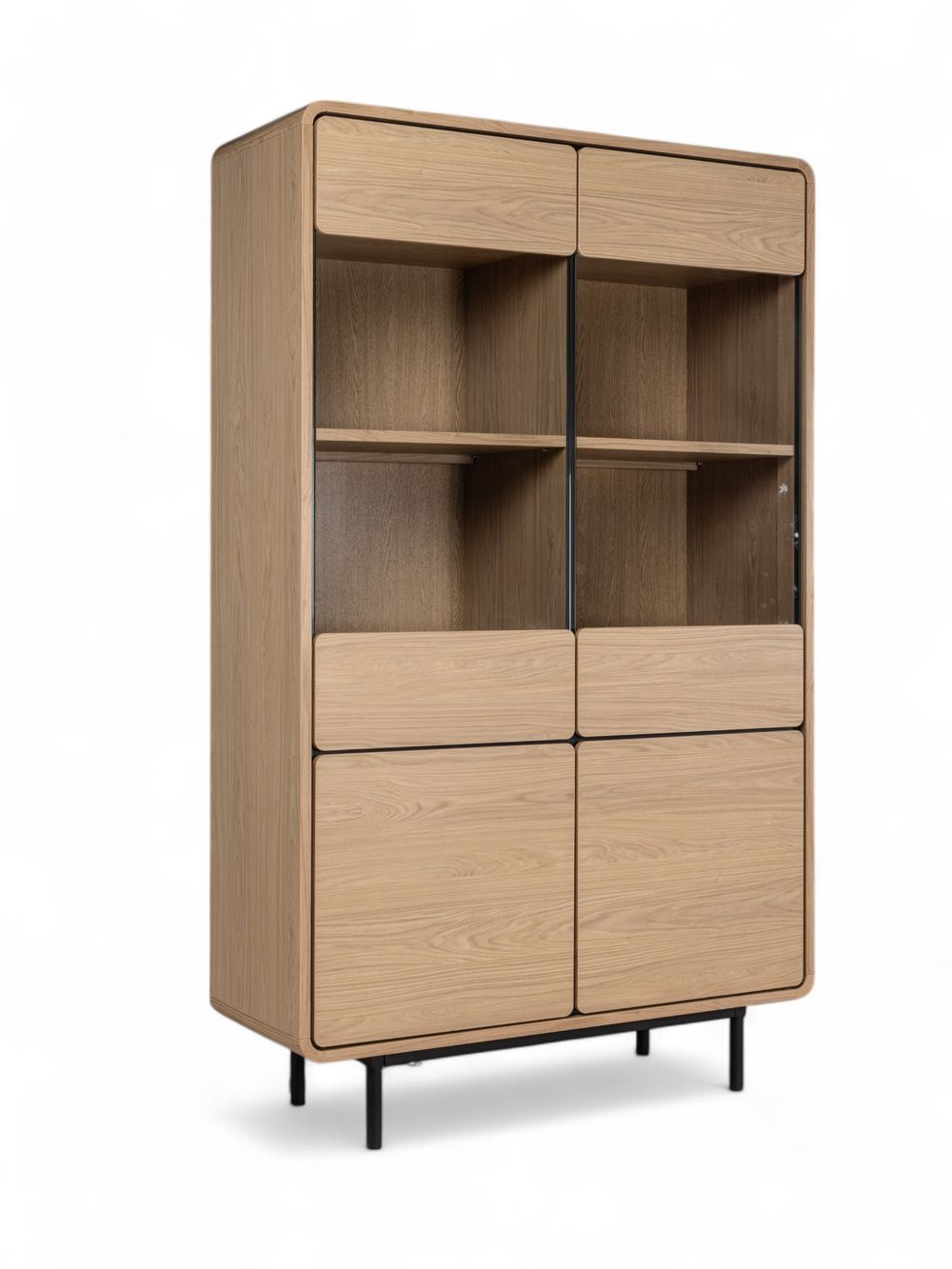 Vitrine REDFORD incl. verlichting - Blond Oak C-MXF-284-VIT1