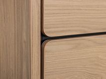 Vitrine REDFORD incl. verlichting - Blond Oak C-MXF-284-VIT1