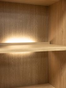 Vitrine REDFORD incl. verlichting - Blond Oak C-MXF-284-VIT1