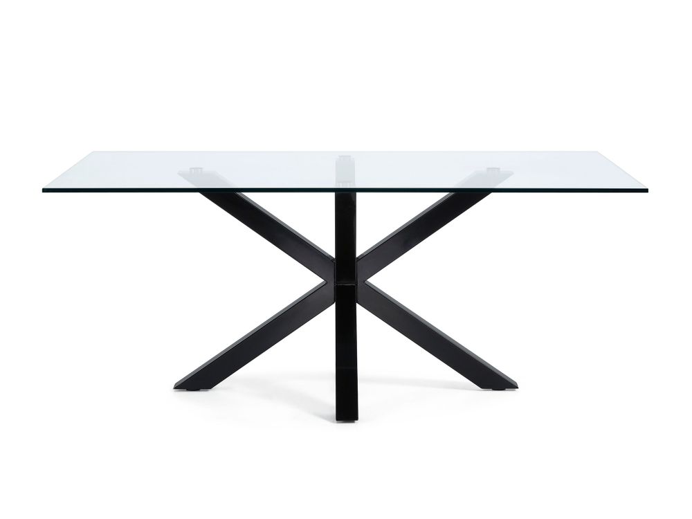 Tafel ARGO - Glas/zwart KAV C408C07