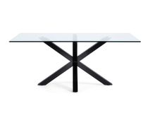 Tafel ARGO - Glas/zwart KAV C436C07