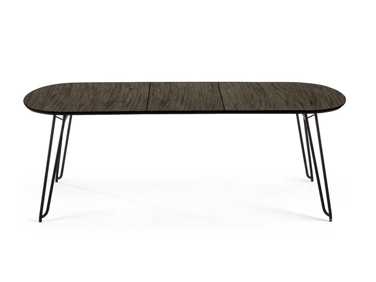 Uitschuifbare tafel MILIAN - Zwart