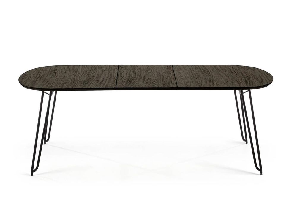 Uitschuifbare tafel MILIAN - Zwart KAV NR009M01