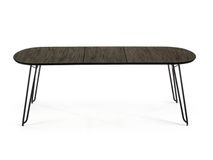 Uitschuifbare tafel MILIAN - Zwart KAV NR009M01