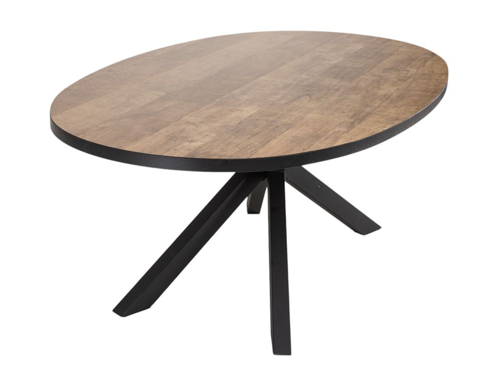 Tafel ovaal SCARLET - Old teak MXF SC T22