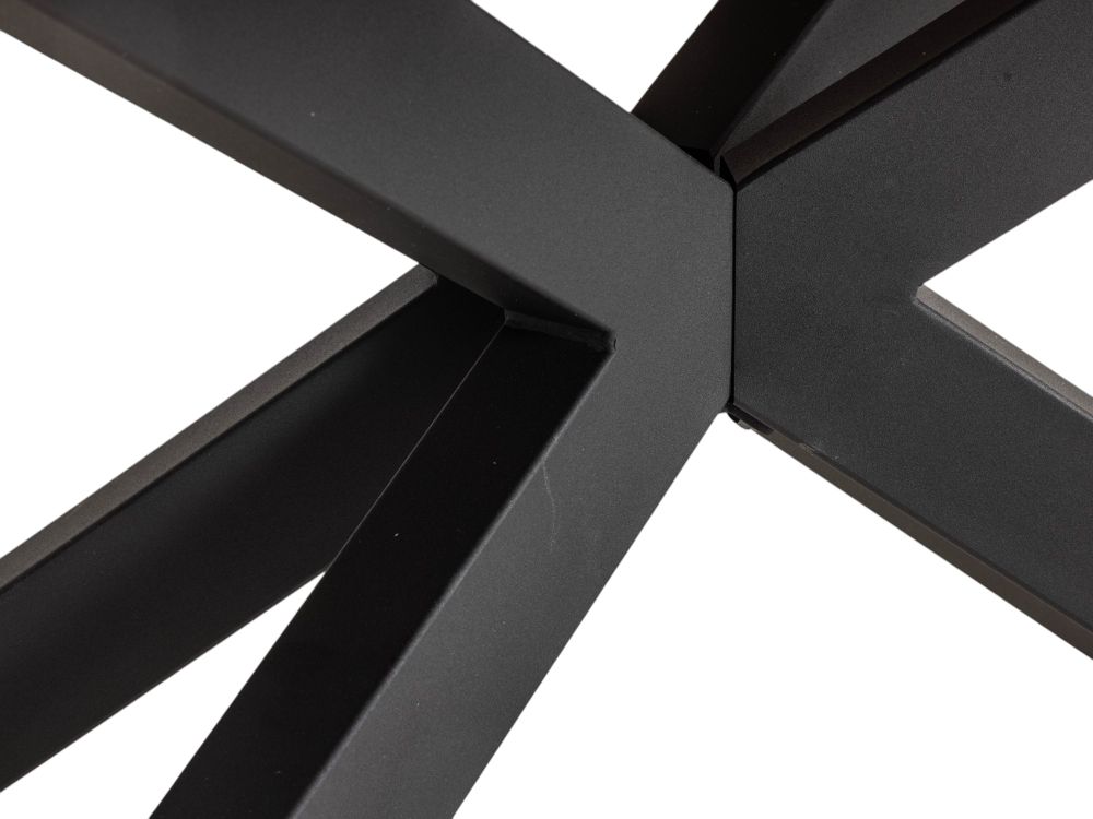 Tafel ovaal SCARLET - Old teak MXF SC T22