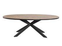 Tafel ovaal SCARLET - Old teak MXF SC T22