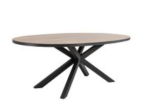 Tafel ovaal SCARLET - Old teak MXF SC T22