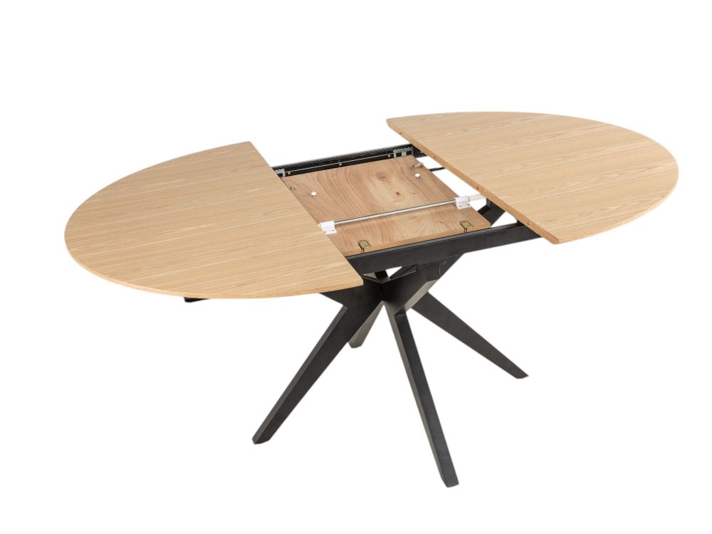 Uitschuifbare eetkamertafel DUNES - Mountain Ash DEZ-46-000004