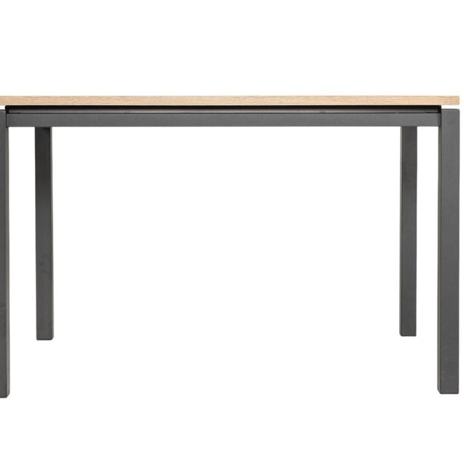 Tafel VICENZA - Antraciet/Eiken Natuur