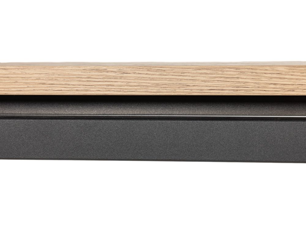Tafel VICENZA - Antraciet/Eiken Natuur PFT-214-000003-HA84