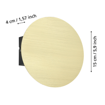 Wandlamp TALAMELLO - Geborsteld goud EGL 901201