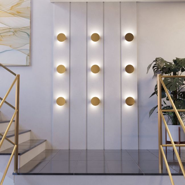 Wandlamp TALAMELLO - Geborsteld goud
