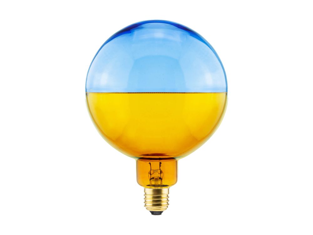 LED lamp ILLUSION GLOBE 145 - Amber Blue SGL SG-55123