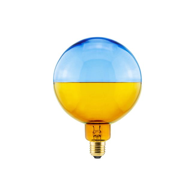 LED lamp ILLUSION GLOBE 145 - Amber Blue