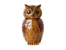 Voorraadpot CERAMIC OWL - Ceramic Tangerine HKI ACE7287