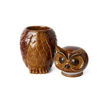 Voorraadpot CERAMIC OWL - Ceramic Tangerine HKI ACE7287