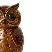 Voorraadpot CERAMIC OWL - Ceramic Tangerine HKI ACE7287