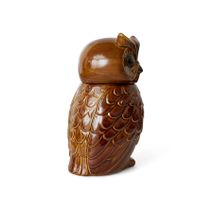 Voorraadpot CERAMIC OWL - Ceramic Tangerine HKI ACE7287