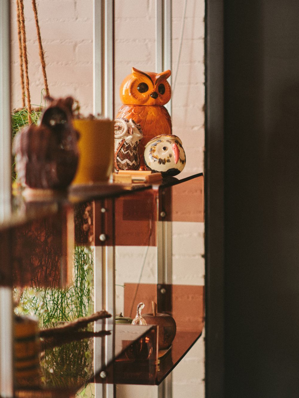 Voorraadpot CERAMIC OWL - Ceramic Roasted HKI ACE7288