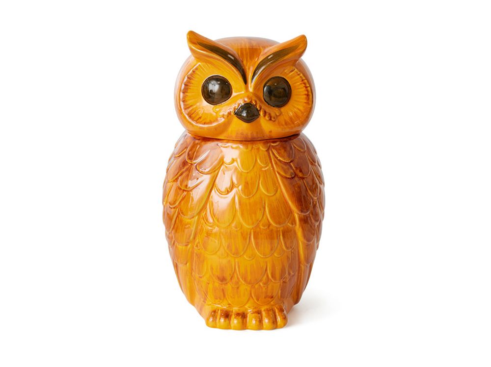 Voorraadpot CERAMIC OWL - Ceramic Roasted HKI ACE7288