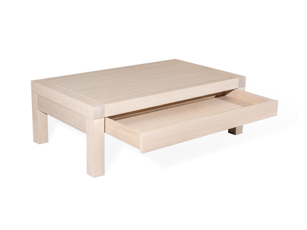 Salontafel met lade PETRA - Romantic White C-CRE-1-ST1