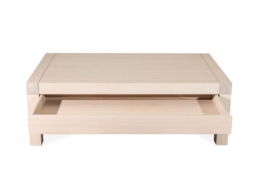 Salontafel met lade PETRA - Romantic White C-CRE-1-ST1