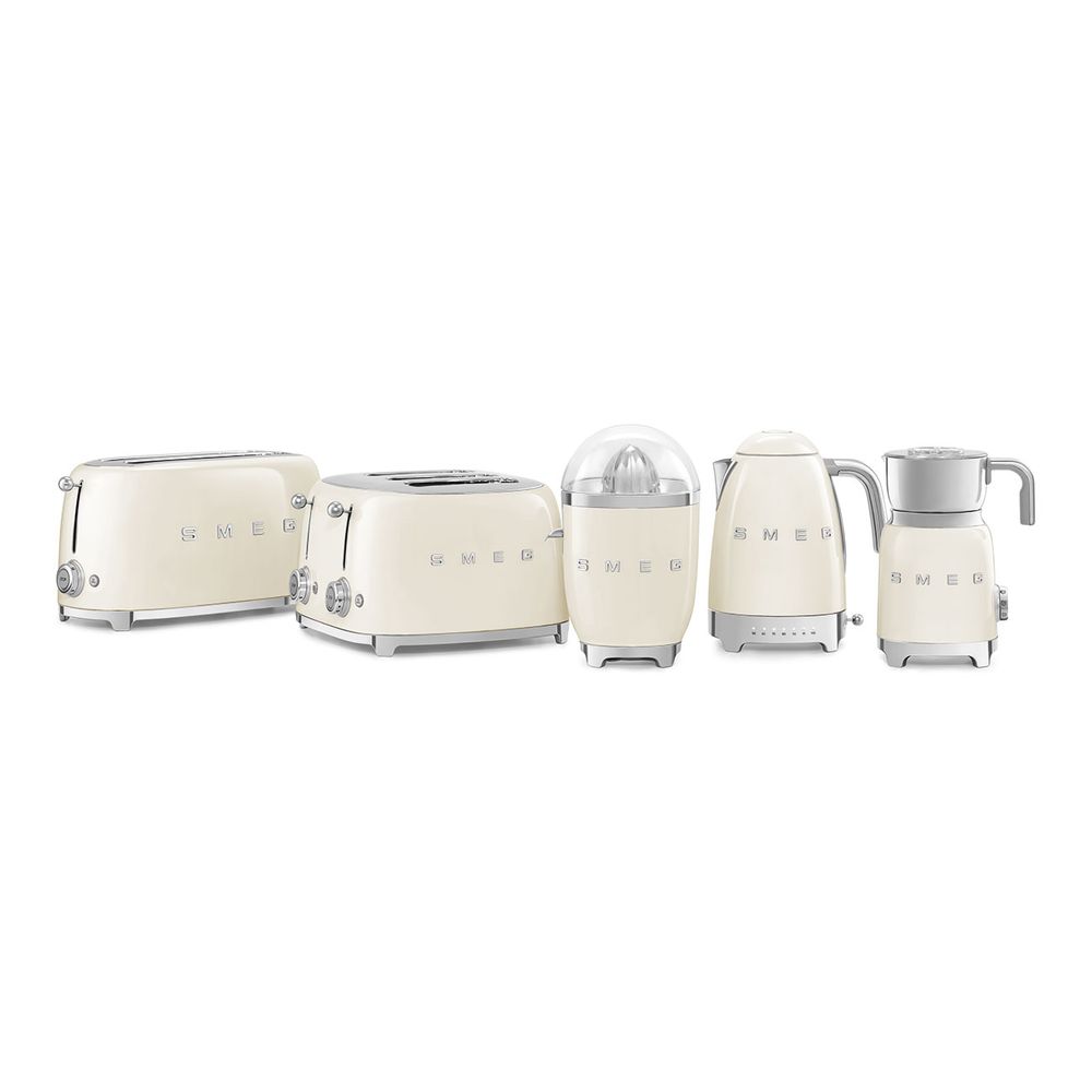 Broodrooster SMEG 2x4 - Zwart SMG TSF02CREU