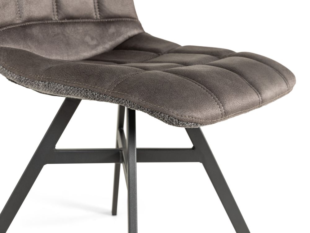 Set 6 stoelen NYNKE - Zorro Antraciet MXF-NY-SET6