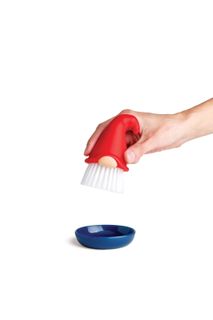 Afwasborsteltje BEARDY - Rood/Blauw ABD OT016