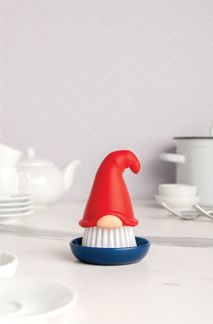 Afwasborsteltje BEARDY - Rood/Blauw ABD OT016