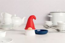 Afwasborsteltje BEARDY - Rood/Blauw ABD OT016