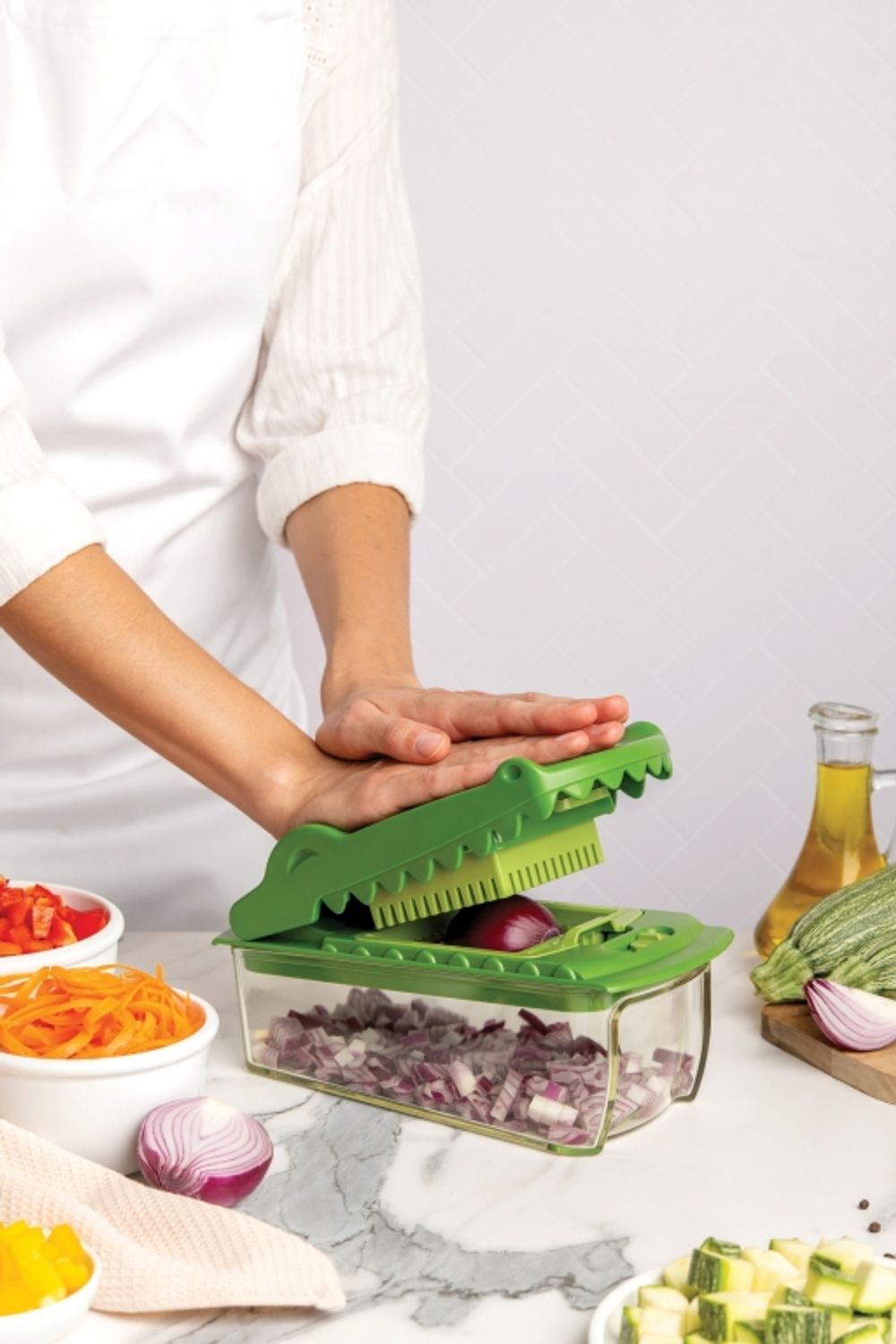 Groentesnijder CROC CHOP - Groen ABD OT019