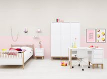 Jeugdkamer MIKA - Wit / Eik C-BOP MKJK