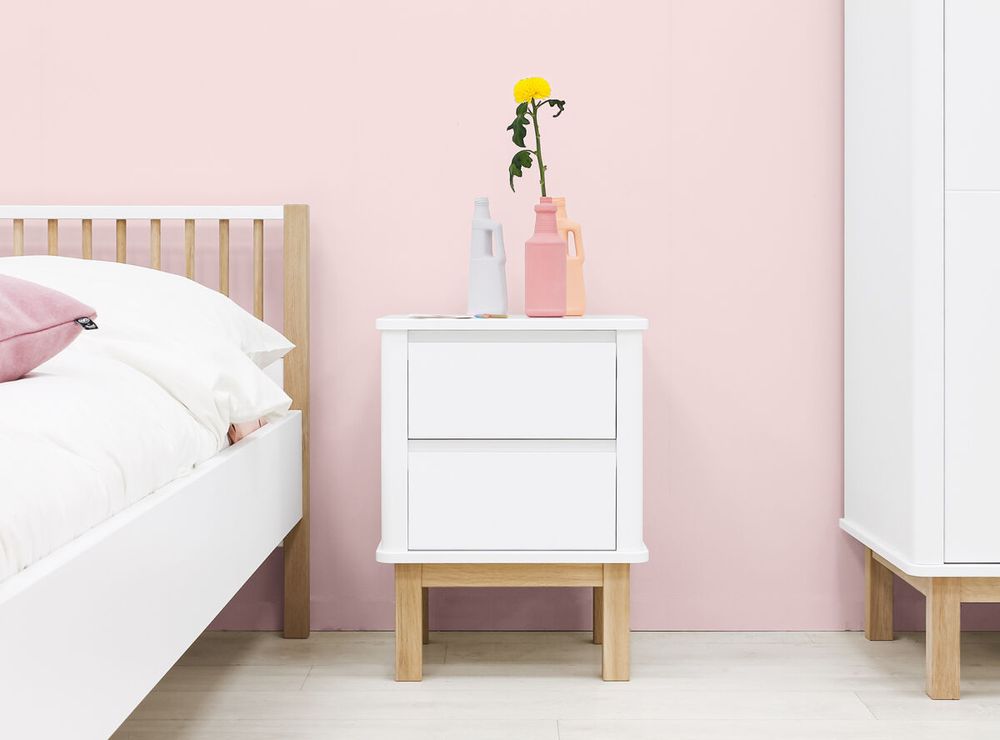 Jeugdkamer MIKA - Wit / Eik C-BOP MKJK