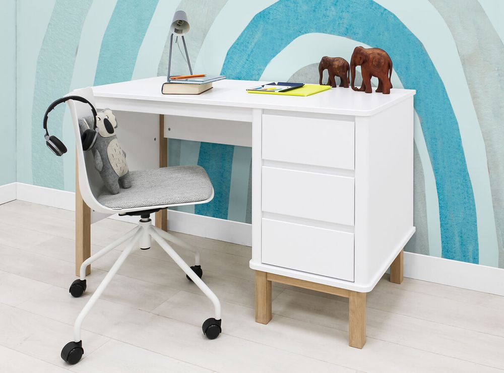 Jeugdkamer MIKA - Wit / Eik C-BOP MKJK