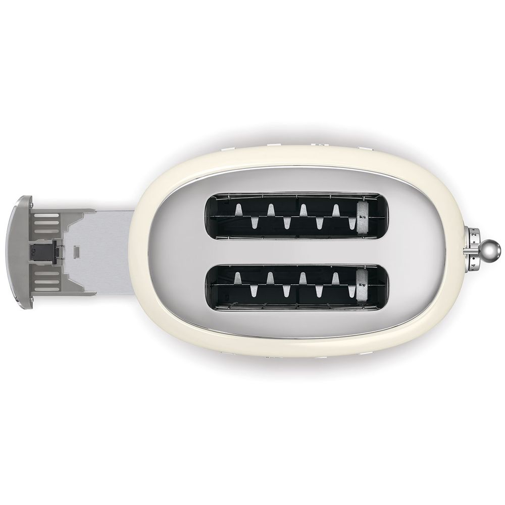 Broodrooster SMEG 2x2 - Gebroken Wit SMG TSF01CREU