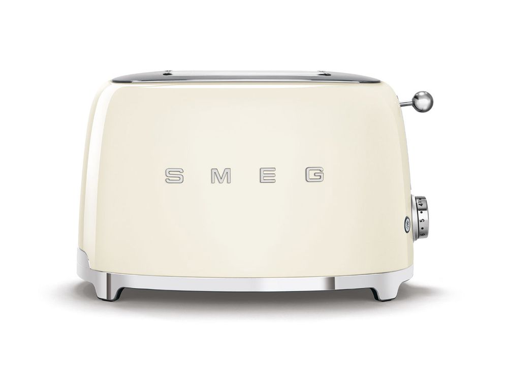 Broodrooster SMEG 2x2 - Gebroken Wit SMG TSF01CREU