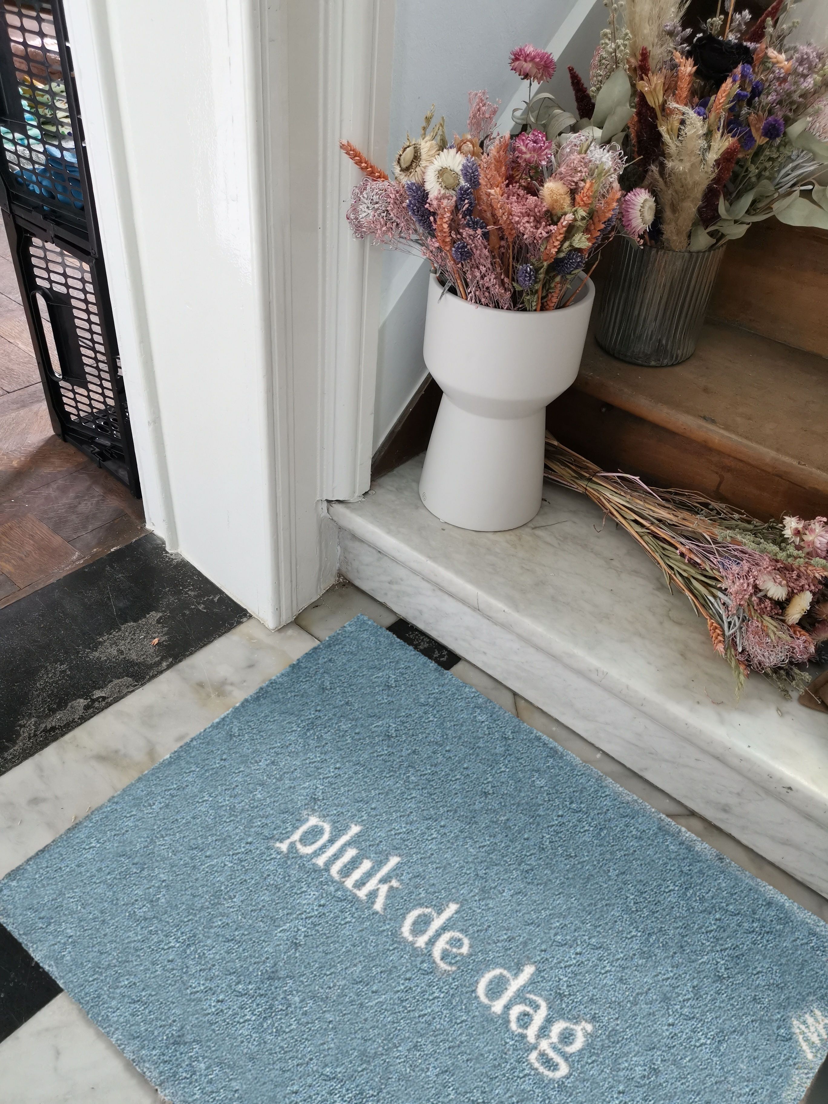 Deurmat MILLIE - Blauw