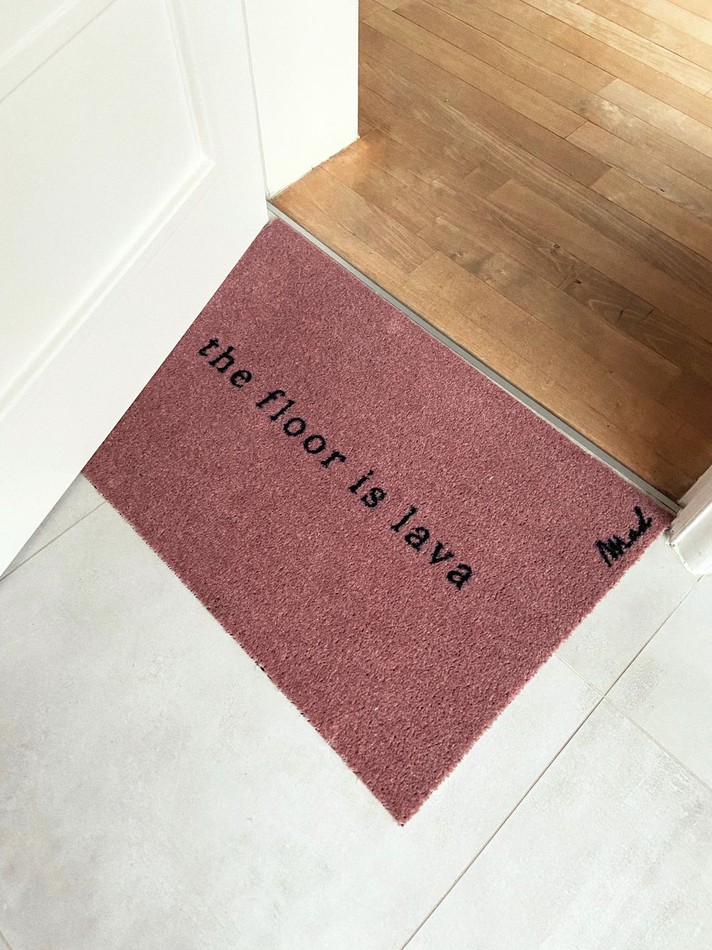 Mad About Mats - ABBY - deurmat - the floor is lava - schoonloop Mad About Mats - ABBY - deurmat - the floor is lava - schoonloop