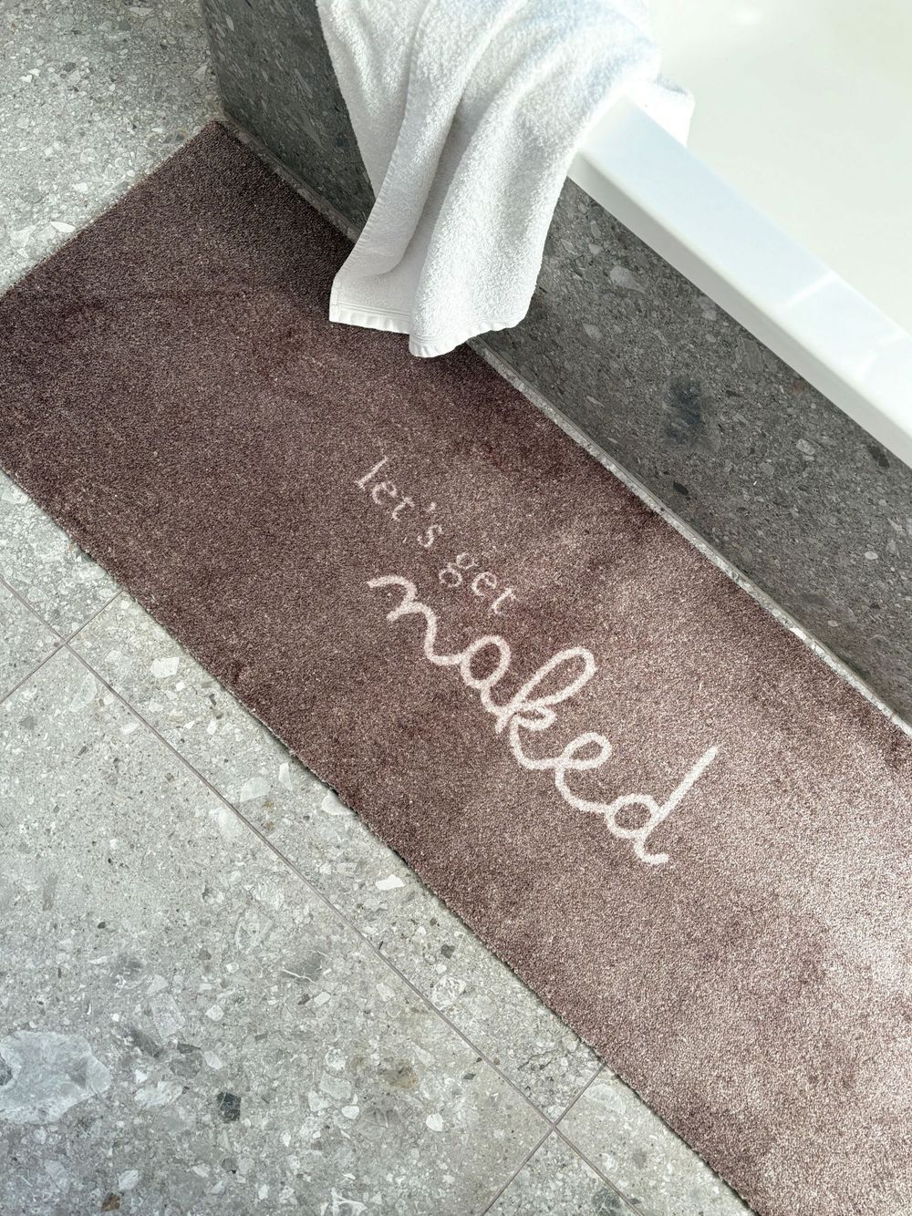 Badmat RAPHA - Bruin MAM-2-000010