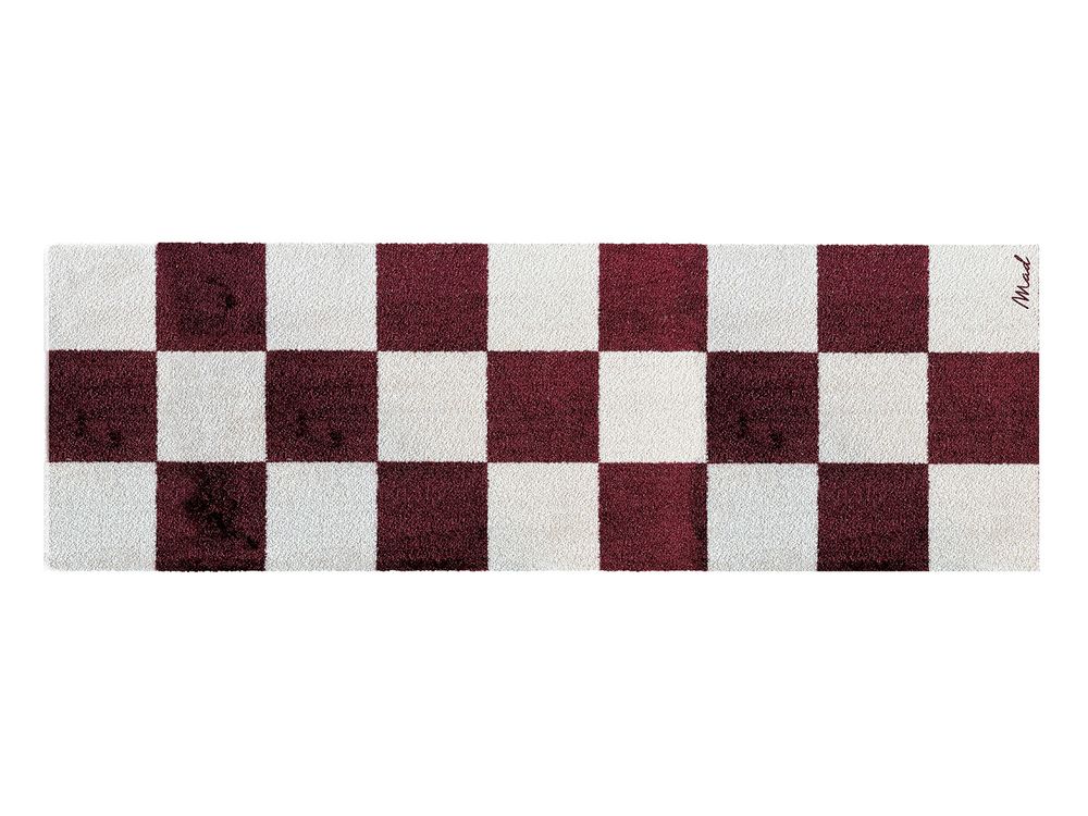 Tapijt DIZZY - Bordeaux/Wit MAM-2-000012