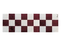 Tapijt DIZZY - Bordeaux/Wit MAM-2-000012