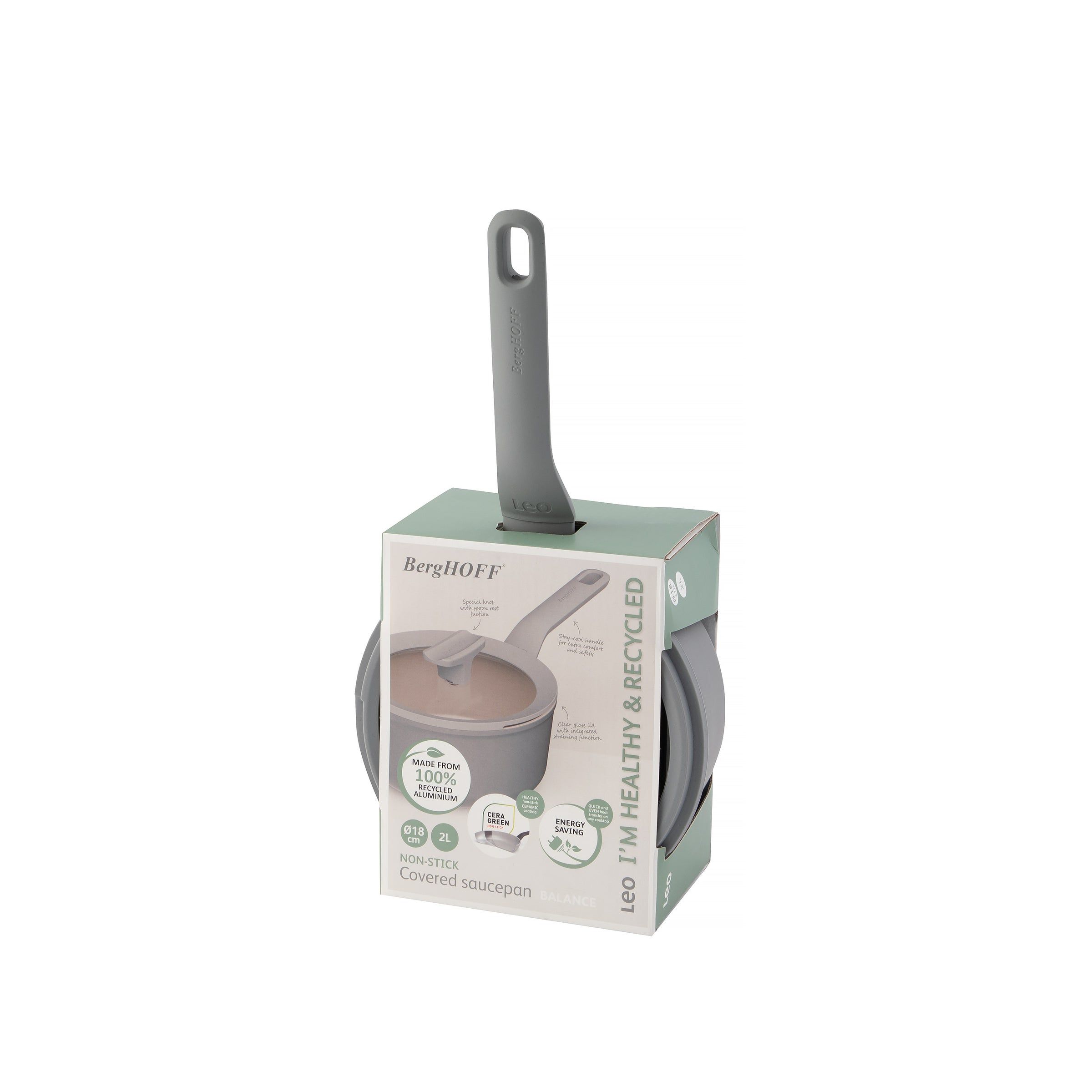 Steelpan LEO BALANCE MM 18 cm - Grijs