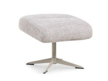 Fauteuil met poef TONALE - Kiezel / Silk Grey XOO 52517-KIE