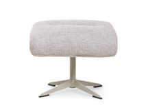 Fauteuil met poef TONALE - Kiezel / Silk Grey XOO 52517-KIE