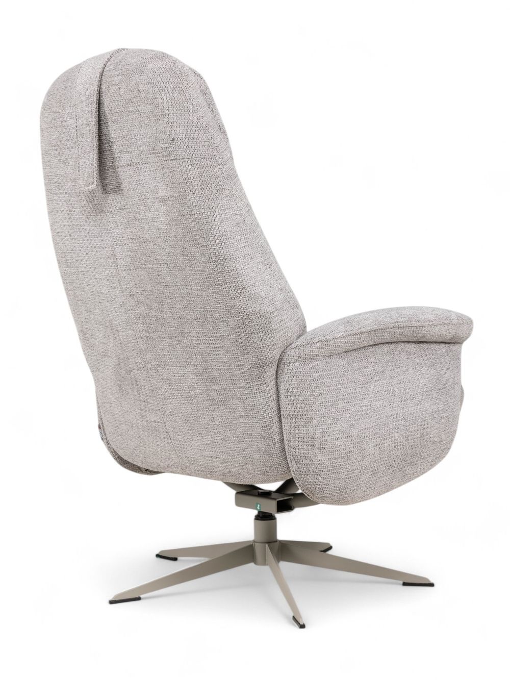 Fauteuil met poef TONALE - Kiezel / Silk Grey XOO 52517-KIE