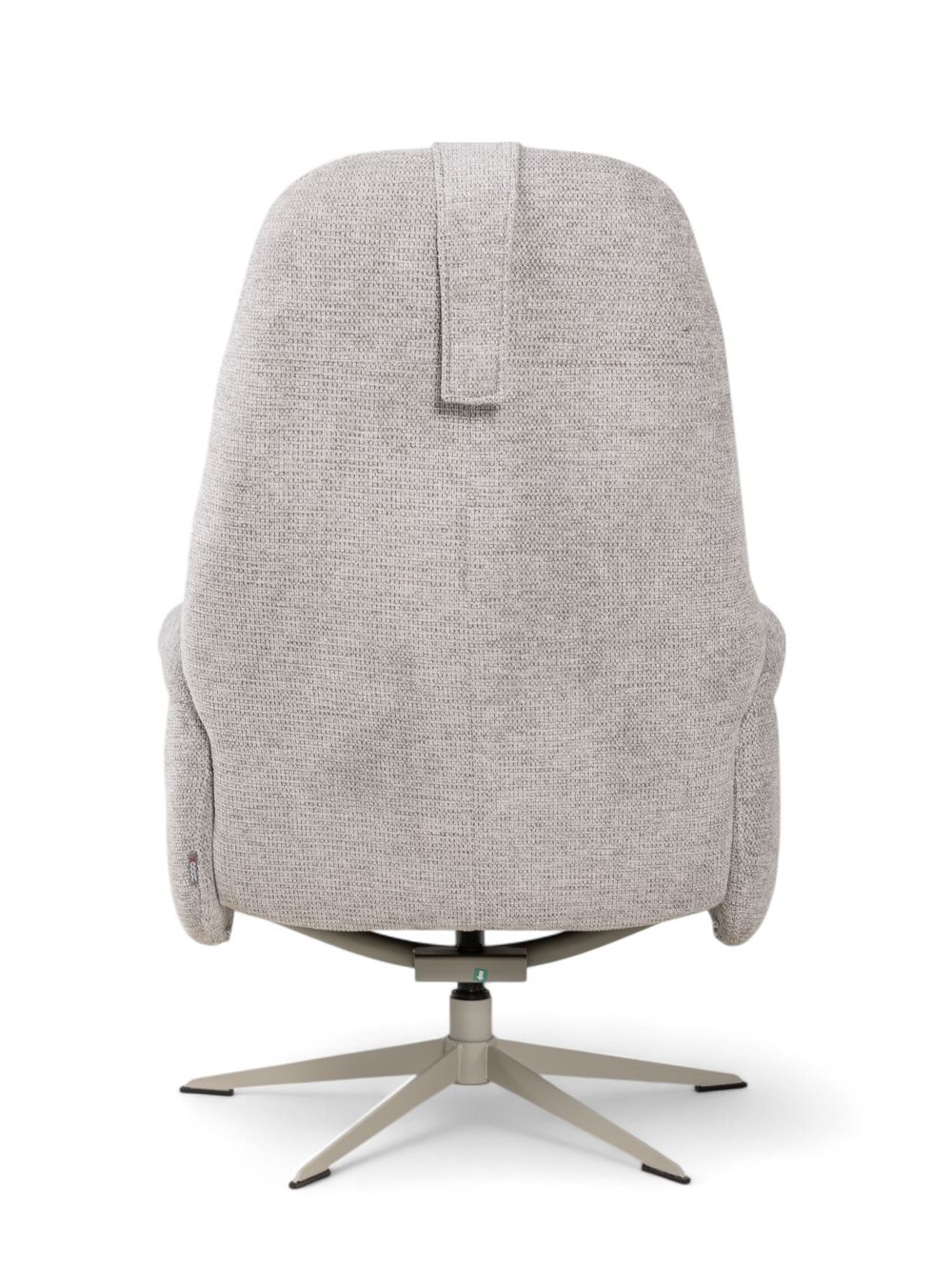 Fauteuil met poef TONALE - Kiezel / Silk Grey XOO 52517-KIE